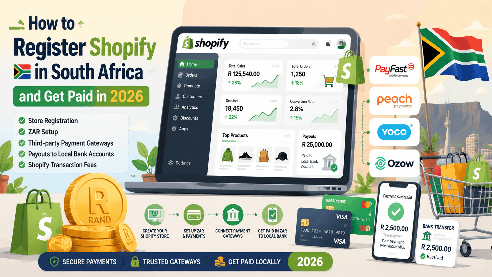 How to Register Shopify in South Africa and Get Paid in 2026