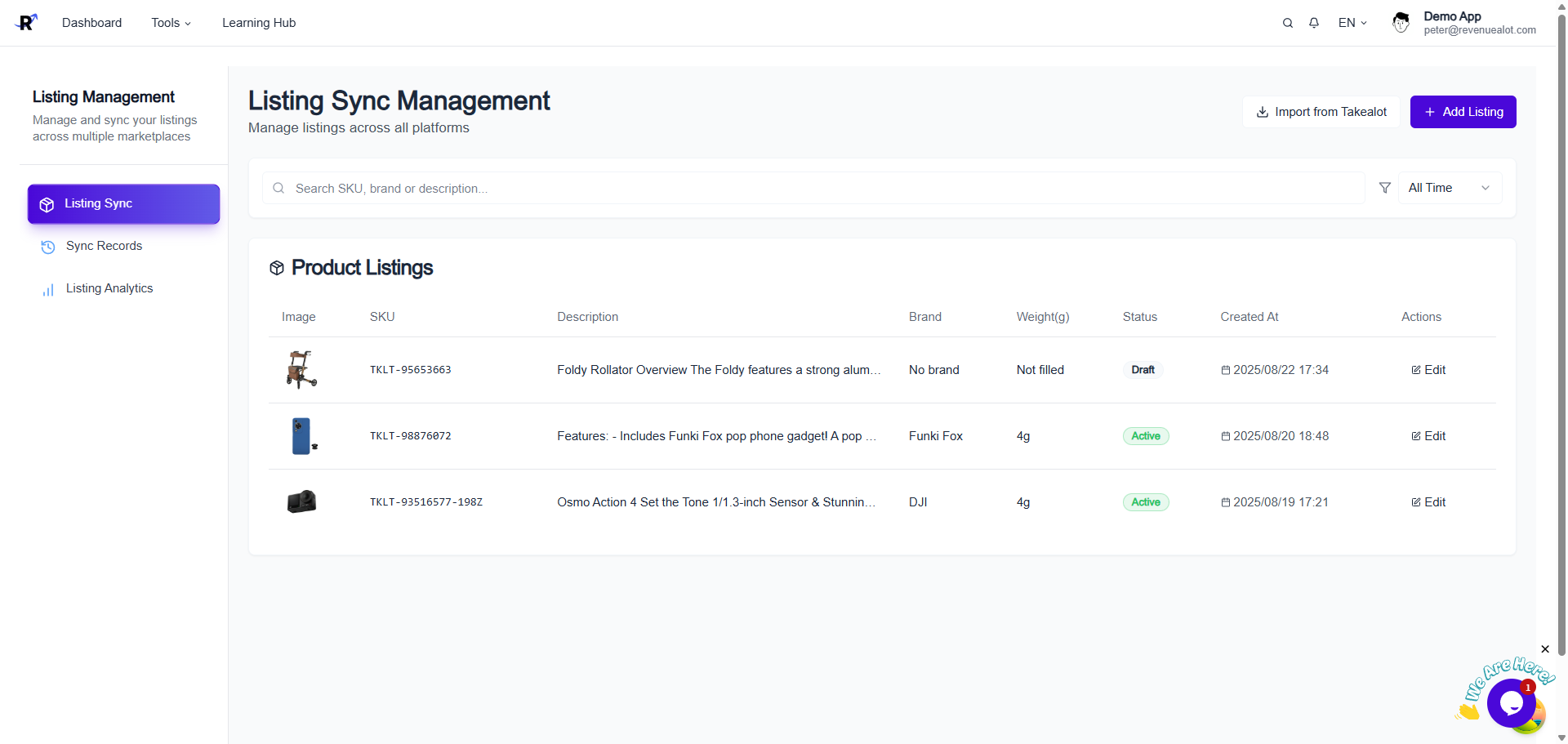 Listing Records Tools
