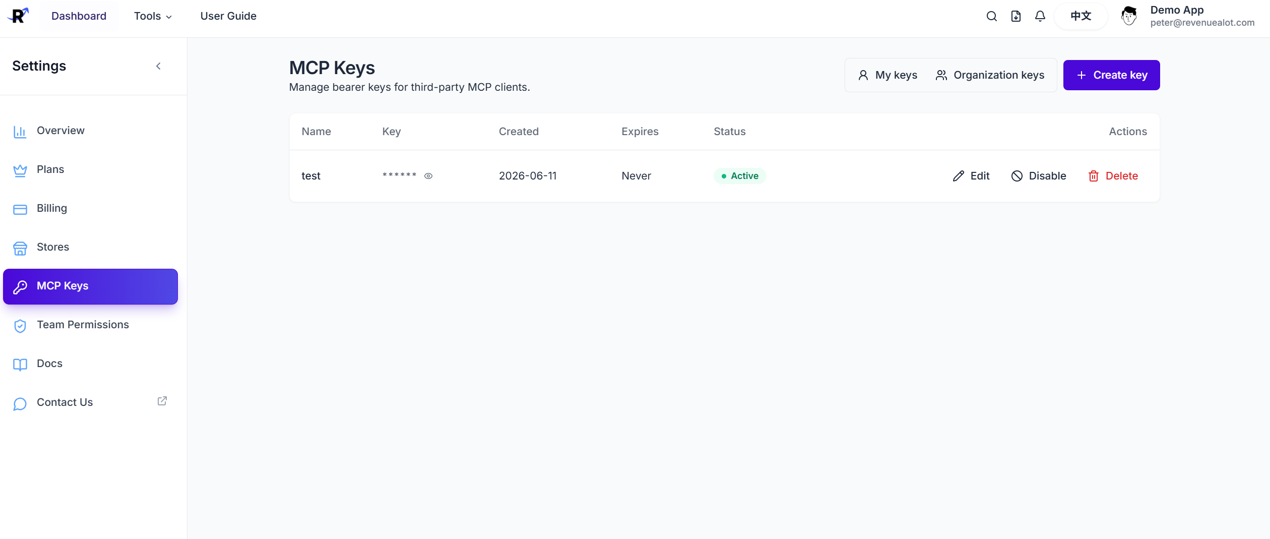 Revenuealot MCP integration placeholder