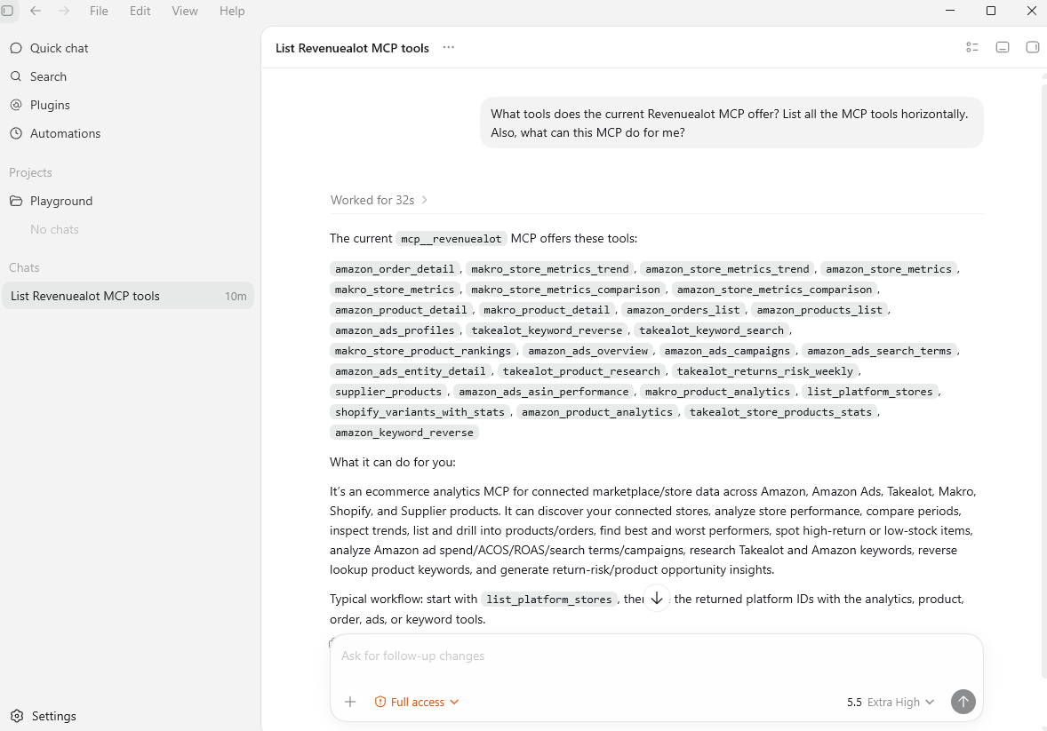 Revenuealot MCP integration placeholder